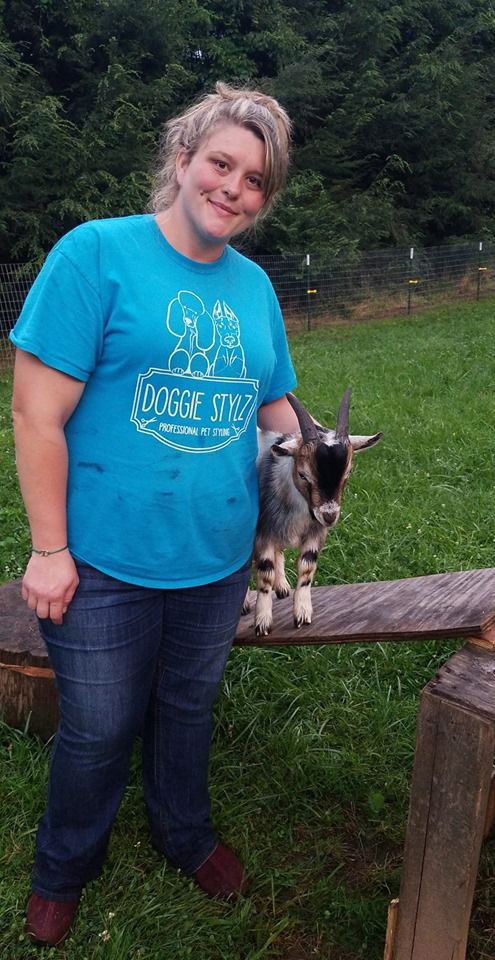 Aimee Lee Judge, nine months pregnant